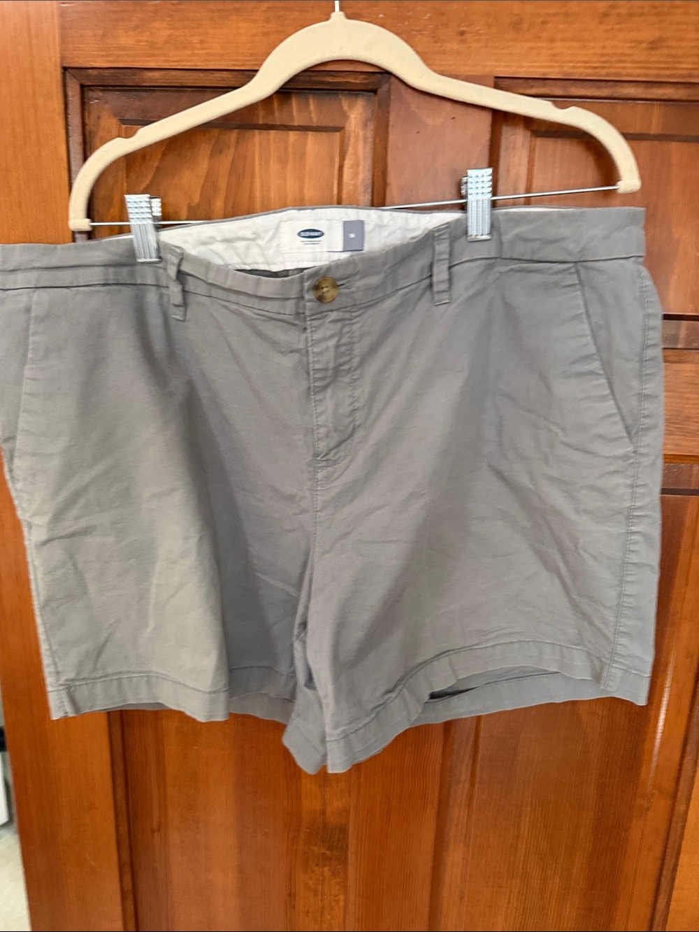 Old Navy Women's Gray Cotton Bermuda Shorts